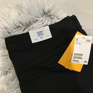 Black High Waist Skinny Ankle Jeans
